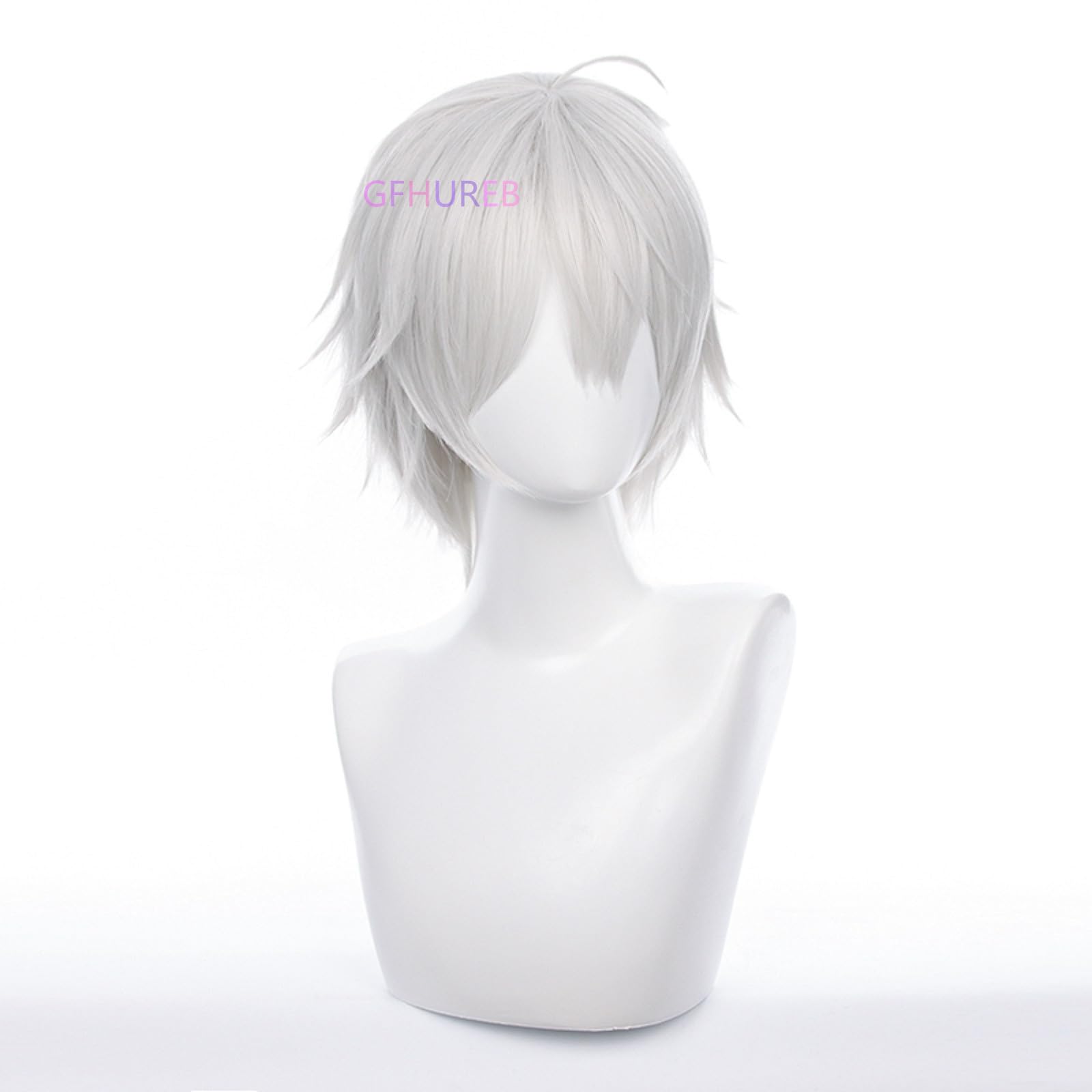Amazon.co.jp: コスプレウィッグ 葛葉 ウィッグ ショート 変装 耐熱